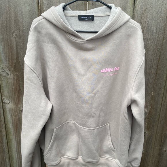 White Fox Era 8 Beige Pink Hoodie L/XL - Picture 5 of 5